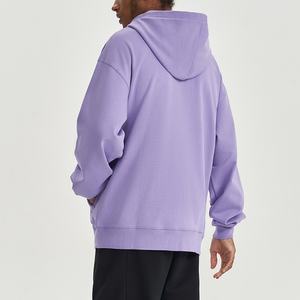 Fabricant Logo personnalisé Poids lourd 450 Gsm French Terry Sweats à capuche zippés Sweats à capuche surdimensionnés pour hommes - Product Image 3