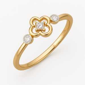 Anillo de compromiso de boda de diamante de corte redondo de oro de 14kt certificado GIA exquisito y chapado en rodio para momentos inolvidables - Product Image 2