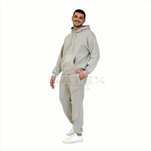 Conjunto Deportivo Informal Unisex con Logotipo Bordado Personalizado, Lavado Ácido, Color Sólido, Nuevo Estilo de Moda, Ligero, Transpirable, de Dos Piezas para Otoño e Invierno - Product Image 4