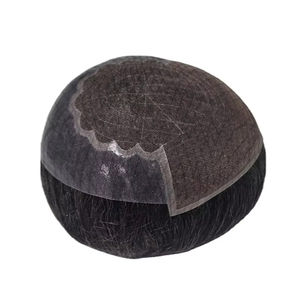 Perruque en cheveux humains Q6 Yaki, toupet pour homme, cheveux vierges Remy, trame unique, Bangladash Naturalizer Curl Bonnet, extension de cheveux Remi - Product Image 5