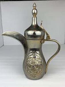 Best Quality Supply of <b>Arabic</b> Dallah Coffee Pot Made by Brass and Satin Stainless Metal From India - Product Image 3