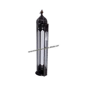 Best Quality Hot Sale <b>Tall</b> Metal Decorative Candle Hanging <b>Lantern</b> for Hotel Home Festival Wedding Party - Product Image 5