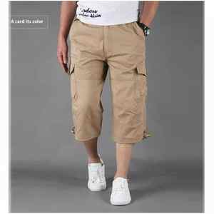 Logo personnalisé Short pour homme à ceinture élastique à séchage rapide Short cargo pour homme d'été Short de sport noir décontracté pour homme - Product Image 4
