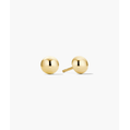 Classic Style Button <b>Stud</b> Earrings for Anniversary Occasions - Product Image 2