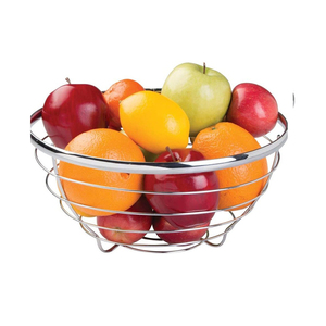 Stockage unique de fruits et légumes pour la maison Organisation de la cuisine Panier en métal de finition enduit de poudre noire à un prix abordable - Product Image 3