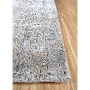 Alfombra Uvenuti de Lana y Seda de Bambú, Tejida a Mano, Color Marfil, 10 mm, Abstracta, Rectangular, para el Hogar, Pasillo, Habitación - Product Image 4
