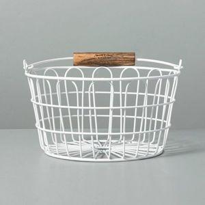 Ready Stock Factory High Selling <b>Basket</b> <b>With</b> Handles <b>Black</b> Coated Classic desktop beverage <b>Basket</b> Organizer Rack For home uses - Product Image 2