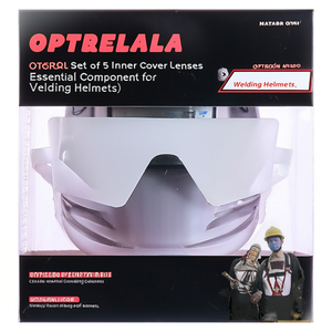 OPTREL Juego de 5 Lentes de Repuesto Internas, Componente Esencial para Cascos de Soldadura - Product Image 3