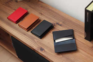 ALW alta calidad Delgado Vintage estilo minimalista Crazy Horse cuero tarjetero personalizable fábrica-billetera genuina <span class=keywords><strong>ID</strong></span> crédito - Product Image 6