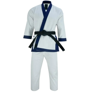 Uniformes de Karate de Último Diseño en Diferentes Colores, la Mejor Calidad al por Mayor, Transpirables, de Poliéster/Algodón, Unisex, para Adultos, Ropa de Artes Marciales - Product Image 1