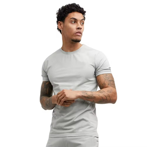 Venta caliente logotipo personalizado compresión transpirable gimnasio Atlético camiseta de secado rápido Deporte Camiseta para hombres - Product Image 1