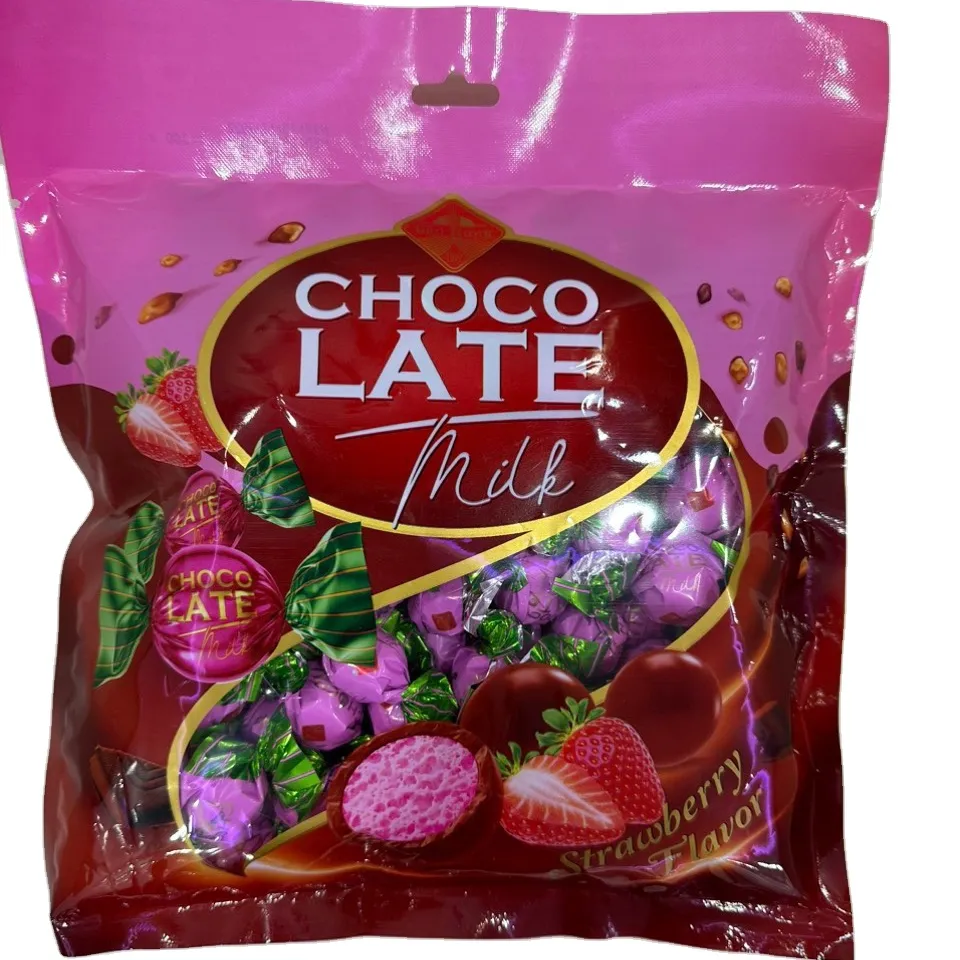 Best Selling HIGH CHOCOLATE BALL CANDY Choco LATE - Milk Mint Flavour - 300g bag International Standard