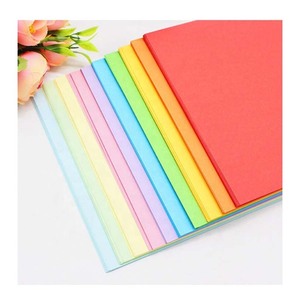 Double Sides Wood Pulp Color Cardboard 180G 220G A4 A3 School Office Use Thick <b>Craft</b> Cardstock Virgin Wood Pulp Coloured <b>Paper</b> - Product Image 1