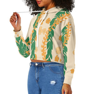 Nouveauté : Sweat à capuche court imprimé sublimé pour femme, grande taille, élégant et décontracté, qualité supérieure, tendance - Product Image 4