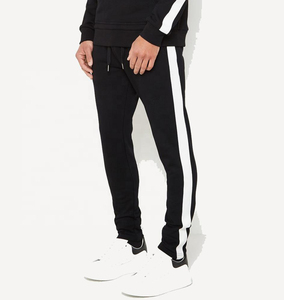 Fabricant de sweat à capuche éblouissant survêtement pour hommes ensemble deux pièces uni et vierge ensemble de pantalons de survêtement et de joggers à jambes larges pour hommes - Product Image 5