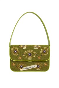 Sac à bandoulière et pochette brodés à la main Fashion Beaded Evil Eye - Product Image 2