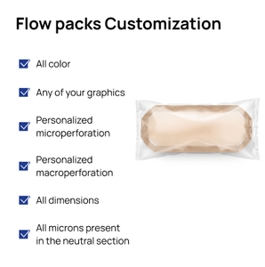 Personalizable 30 Micron Soft Macro Micro-Perforated Plastic Release Film Rollstock A prueba de humedad Varios tamaños Colores para PP - Product Image 3