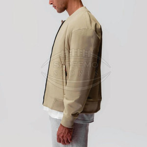 Men Stand Collar Windproof Breathable <b>Zip</b> <b>up</b> <b>Jacket</b> Pockets for Secure Storage Sports <b>Gym</b> Outdoor Use Stylish Slim Fit Winter - Product Image 3