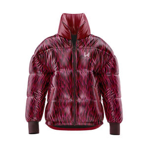 Chaqueta Acolchada Personalizada de Invierno con Camuflaje, Formal, Ligera, Impermeable, con Cuello Alto, Impresión 3D, Cortavientos y Cómoda - Product Image 2