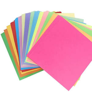 Lot de 100 carrés de papier origami double face unicolores pour travaux manuels en papier - Product Image 3