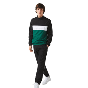 Chándal liso con Diseño a rayas de fábrica OEM para hombre, Conjunto personalizado de chaqueta con cremallera y conjunto de 2 piezas para invierno - Product Image 4