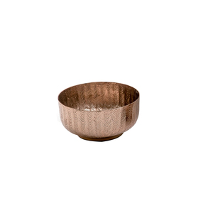 Bol de service en bois plaqué or de qualité supérieure Vaisselle polie brillante à dessus de feuille pour serveur alimentaire Qualité durable pour le camping - Product Image 2