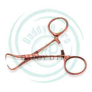 DDP Veterinary Backhaus Abrazadera de toalla 13cm Grado quirúrgico Acero inoxidable alemán Marca OEM Base aceptada Instrumentos quirúrgicos - Product Image 2