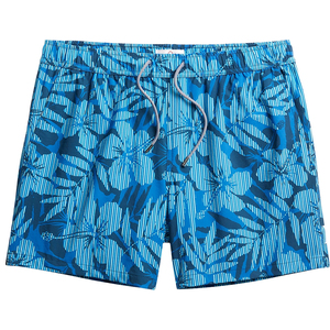 <b>Men's</b> Quick Dry 2-in-1 Beach Swim Shorts Waterproof Printed Double Layer Bathing <b>Trunks</b> Plain Dyed Short <b>Mens</b> Swimming Clothing - Product Image 4