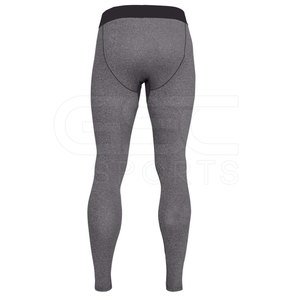 Legging OEM de fábrica para hombre, ropa de gimnasio, mallas ajustadas negras lisas, ropa deportiva de Yoga para hombre, ropa de entrenamiento, mallas - Product Image 2