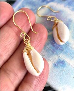 ต่างหูเงินแท้925สำหรับใส่ในฤดูร้อนเครื่องประดับทำมือชุบทองทำด้วยมือ - Product Image 3