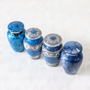 High Quality Custom Aluminum Cremation Urns Small Funeral Urn Supplies for Human Ashes Metal Urns for Ashes - Product Image 4