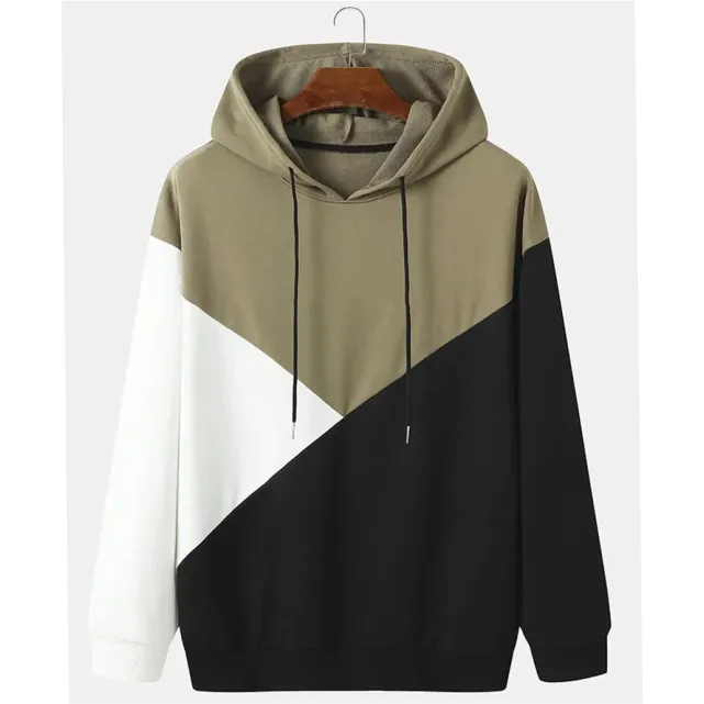 Tùy Chỉnh Người Đàn Ông Của Hoodie Áo 2023 Nhân Quả Chắp Vá Người Đàn Ông Của Trùm Đầu Áo Thun Hip Hop Đường Phố Mặc Người Đàn Ông Của Hoodies Áo Nỉ