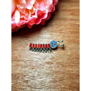 Zuni Multi-Stone & Sterling Silver Brooch Pin Featuring Pearl Diamond Bee <b>Bow</b> Patterns Made Crystal Rhinestone <b>Gift</b> Zinc Alloy - Product Image 1