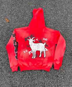 Conjunto Deportivo de 2 Piezas, Personalizado, 100% Algodón, Pantalones Deportivos con Lavado Ácido, Estilo Desgastado, Unisex, con Pedrería - Product Image 6