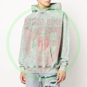 Sweat à capuche pour homme avec logo personnalisé, lavage à l'acide, streetwear, sweat à capuche lourd pour homme, qualité supérieure, sweat à capuche pour homme - Product Image 4