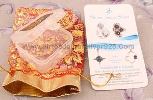 Pendientes de aro de plata bohemios 925 hechos a mano, cabujón de piedras preciosas granate de lujo, diseño elegante a buen precio - Product Image 6