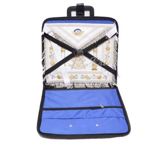 Tablier maçonnique étui rigide avec tablier standard maçonnique rigide en cuir véritable/étui Regalia mallette Regalia - Product Image 1