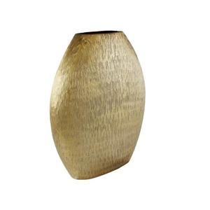 Vase à fleurs moderne en métal avec finition or pour centre de table de mariage, maison et restaurant Vase à fleurs pour vaisselle - Product Image 1