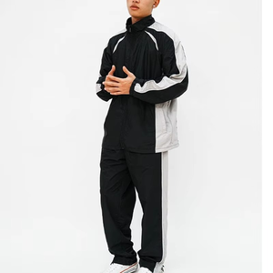 Wholesale Low MOQ High Quality Casual Men <b>Windbreaker</b> Suit Top Seller Heavyweight Winter Comfortable <b>Windbreaker</b> Set for Men - Product Image 1