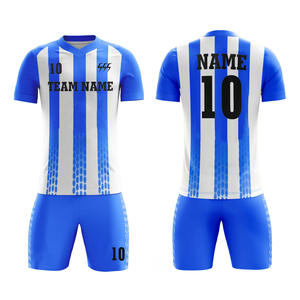 Camisetas de Fútbol Personalizadas de Poliéster de Manga Corta, Uniforme de Fútbol Personalizado para Equipos, para Entrenamiento y Partidos, con Logotipo Frontal - Product Image 3