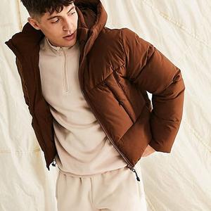 Manteau d'hiver Hommes Doudoune Doudoune personnalisée Doudoune rembourrée chaude vêtements d'hiver Vestes pour hommes à capuche Bonne qualité - Product Image 3