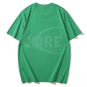 เสื้อยืดลำลองสีพื้นแห้งเร็วแบบเรียบเสื้อยืดผ้าฝ้าย100สำหรับวิ่งปรับแต่งสีได้ - Product Image 2