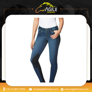 กางเกงขี่ม้าผ้ายีนส์ - Product Image 2