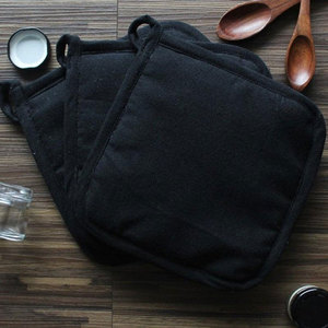 Private Label Pure Cotton <b>Pot</b> Holders, Eco-Friendly Reusable Heat Insulation Pads <b>Indian</b> Exporter - Product Image 3