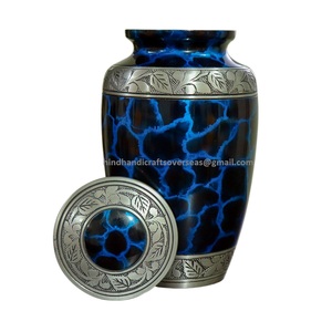 Urna de cremación de Fuego Negro de alta calidad Precio bajo de metal de aluminio muy demandado de HHO India - Product Image 4