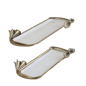 Dinnerware Food Serving <b>Trays</b> Rounded Shape Customized Size Serving Dish <b>Party</b> Tabletop Decorating Catering Serving <b>Tray</b> - Product Image 6