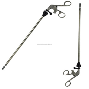 Pinza de agarre giratoria laparoscópica con mango de trinquete manual de acero inoxidable CE ISO13485 para cirugía de precisión - Product Image 4