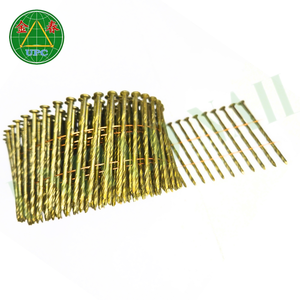 1-3/4" x 0.092 Coil Pallet <b>Nails</b> 9000pcs Screw Shank Checkered Head Design for Pallet with Factory Prices From Vietnam - Product Image 2
