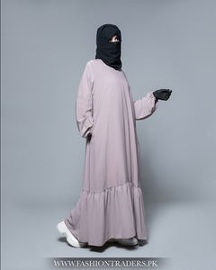 Abaya de Alta Calidad, Sólida y Transpirable, Vestido Musulmán Modesto de Manga Larga para Mujer, Hecho de Tela Suave, Venta al por Mayor Directa de Fábrica - Product Image 6
