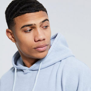 Sweat à capuche ample pour homme, haute qualité, 100% coton, streetwear personnalisé, pull uni pour la saison hivernale - Product Image 4